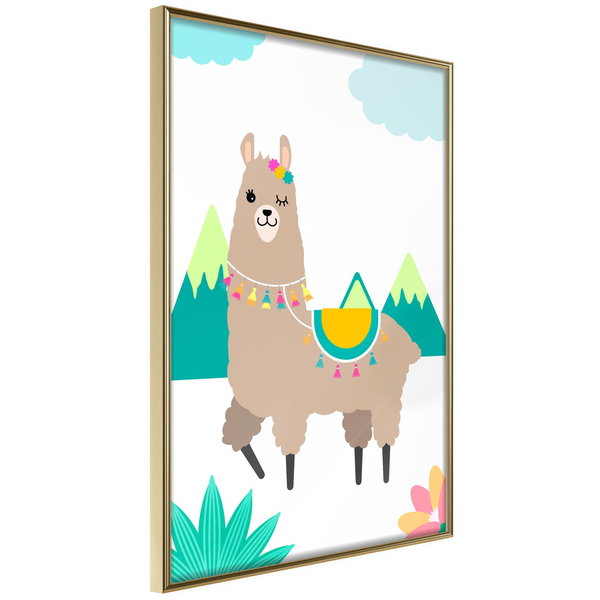 Poster 'Unusual Lama'
