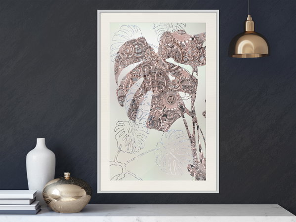 Poster 'Ornamented Monstera'