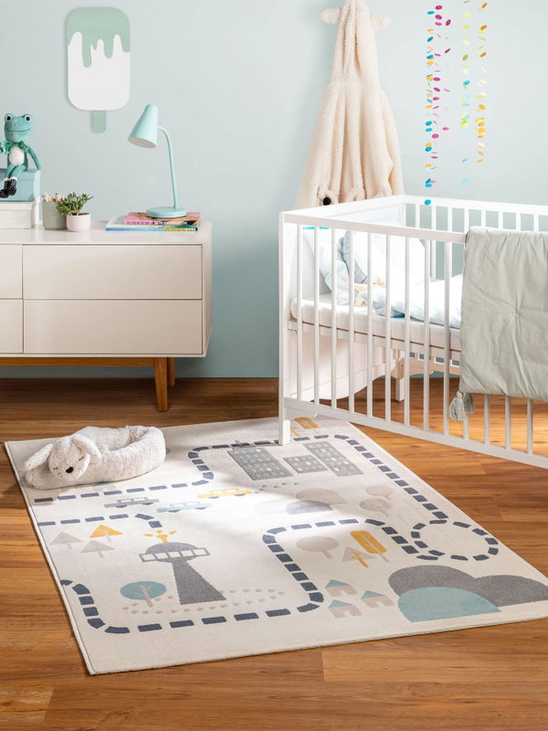 Design Kinderteppich Juno Beige V