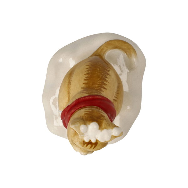 Porzellan Figur 'Schneeballschlacht' von Goebel 6x7x5cm