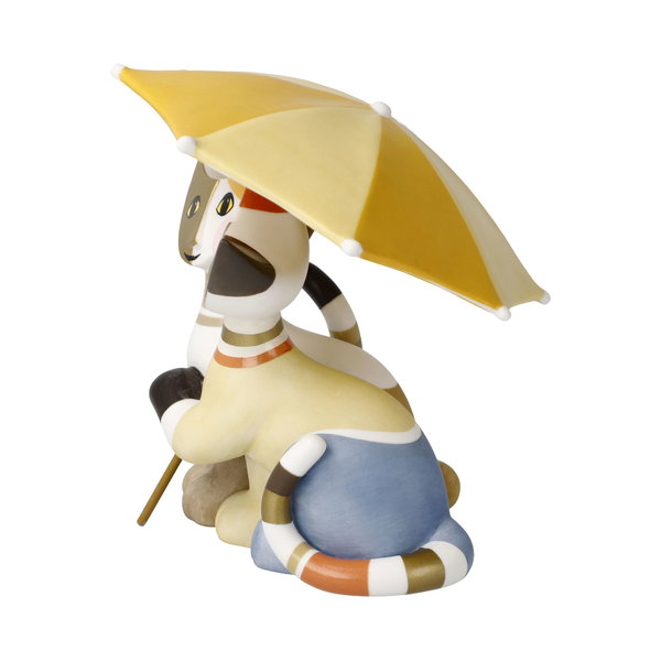 Porzellan Figur 'Cats Under Umbrella' von Rosina Wachtmeister 10,5x12x12cm