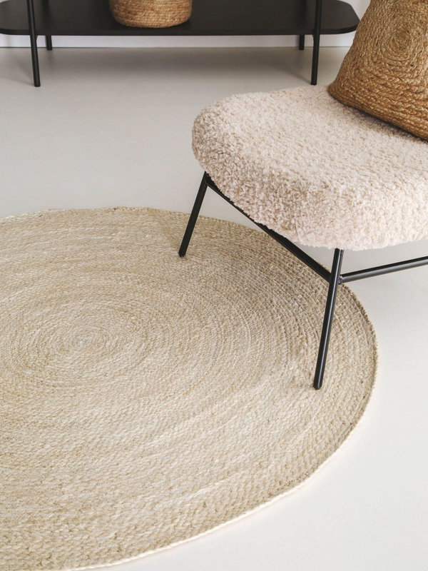 Design Juteteppich Jutta Beige