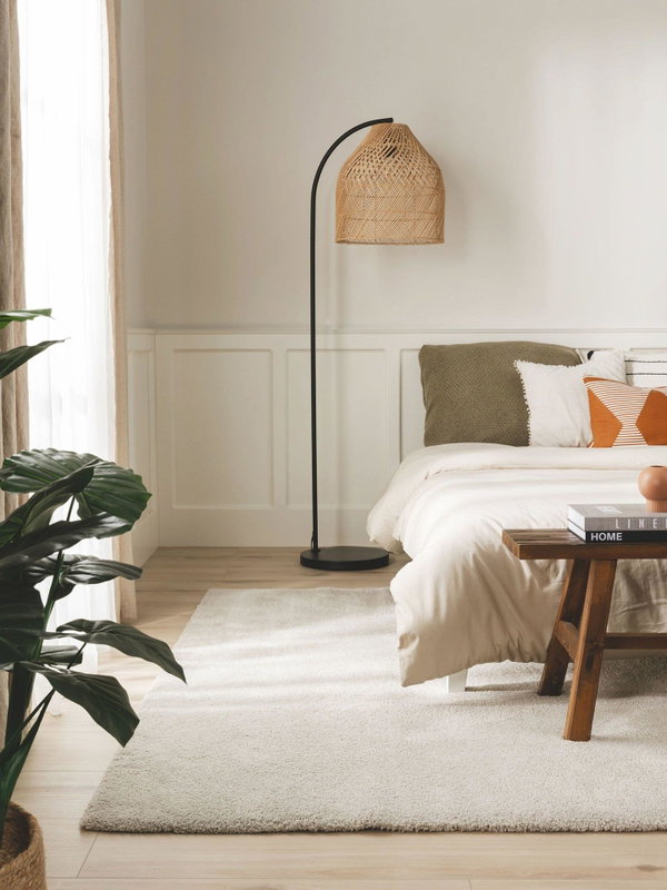 Design Teppich Tacoma Hellgrau