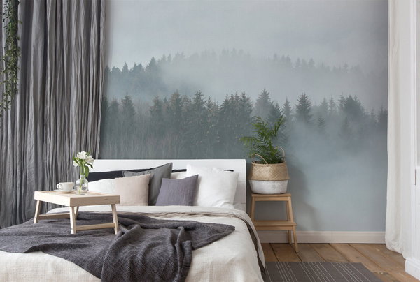Tapete 'Misty Forest' 350x255cm