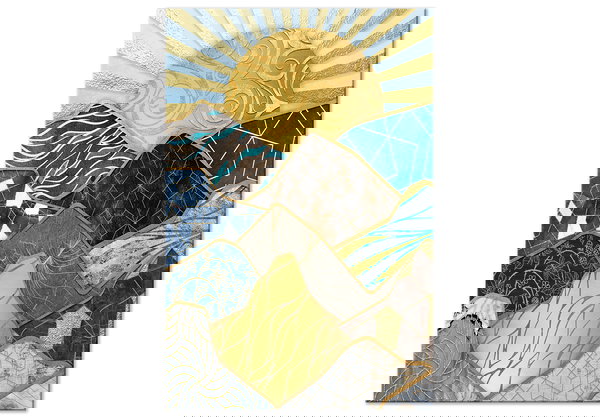 Art print on canvas 'Magic Land Vertical'