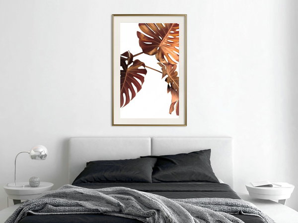 Poster 'Copper Monstera'