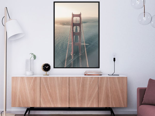 Poster 'Bridge in San Francisco I'