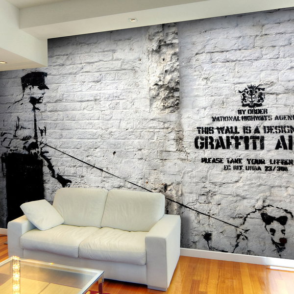 Tapete 'Banksy's Police Poodle'