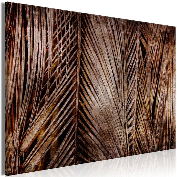 Art print on canvas 'Dark Palms Wide'