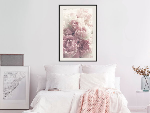 Poster 'Delicate Peonies'