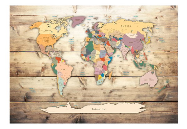 Selbstklebende Tapete 'The World at Your Fingertips'