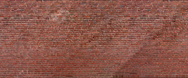 Behang 'Red Brick' 600x250cm