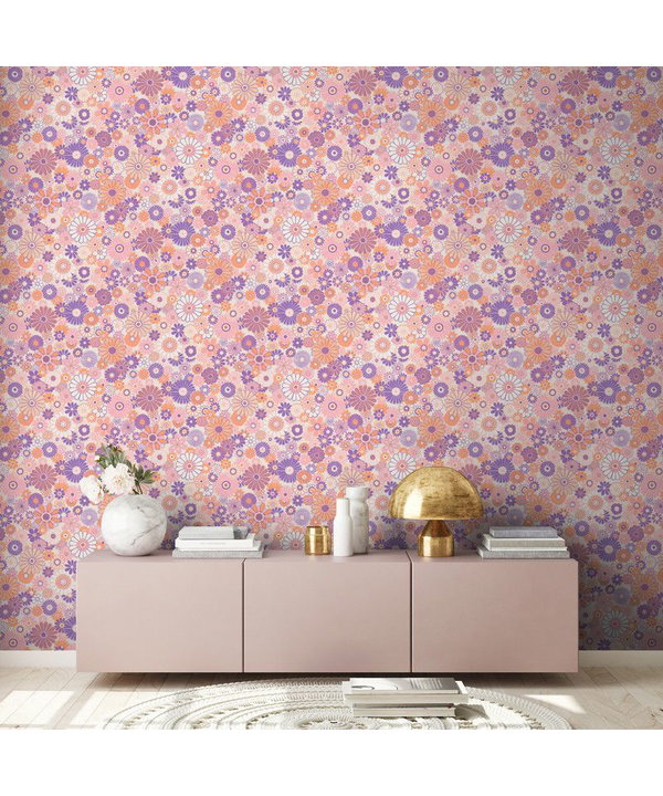 Wallpaper 'Retro Reign' 53x850cm