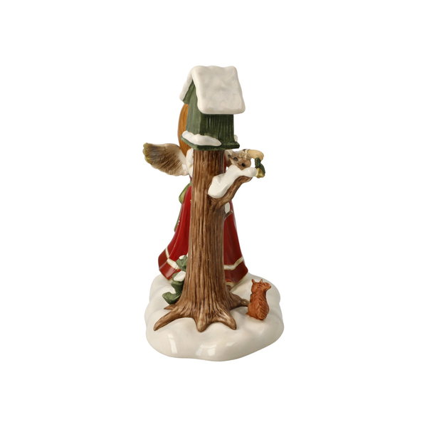 Porzellan Figur 'Himmlischer Besuch' von Goebel 11x19,5x18cm