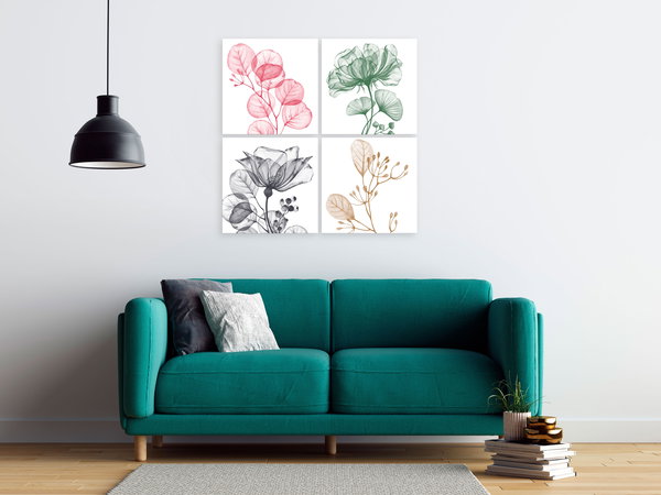 Kunstdruck auf Leinwand 'Beautiful Moments (4-teilig)'