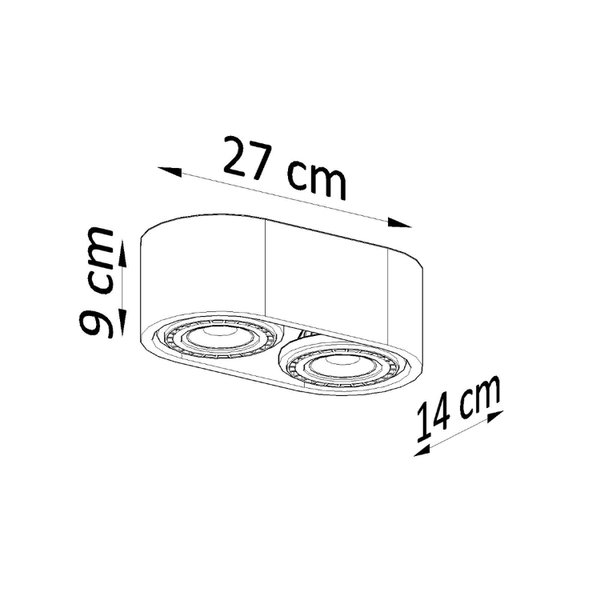 Plafondlamp "BASIC 2"