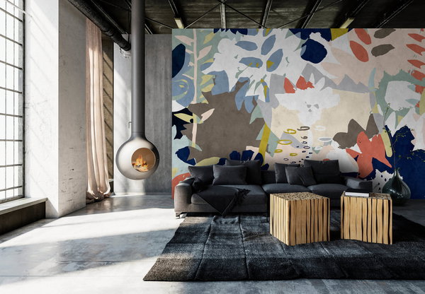 Tapete 'Floral Collage 4' 400x270cm