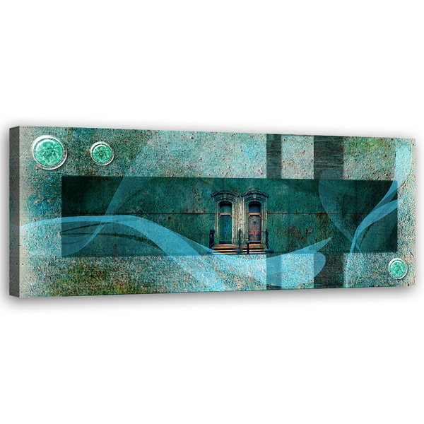 Kunstdruck auf Leinwand 'Emerald Gateway'