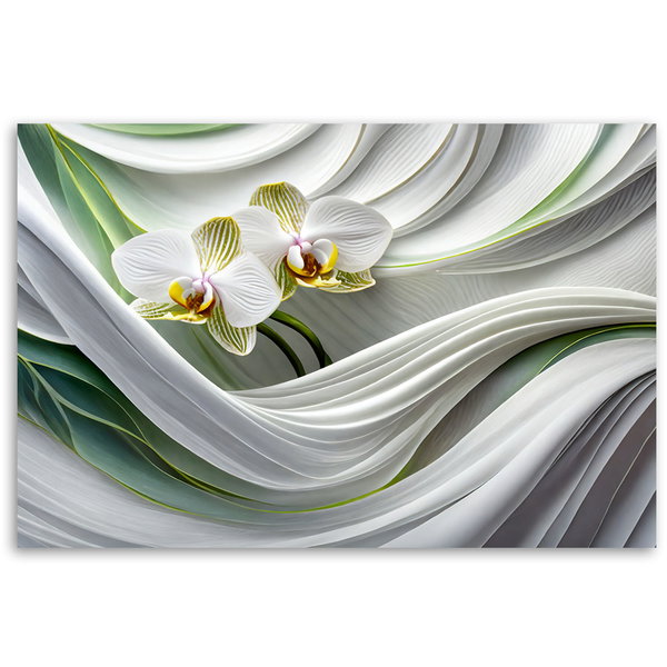 Kunstdruck auf Leinwand 'Orchid Elegance'