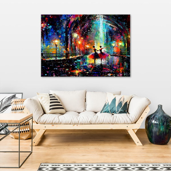 Kunstdruck auf Leinwand 'Dance of Vibrant Dreams 2'