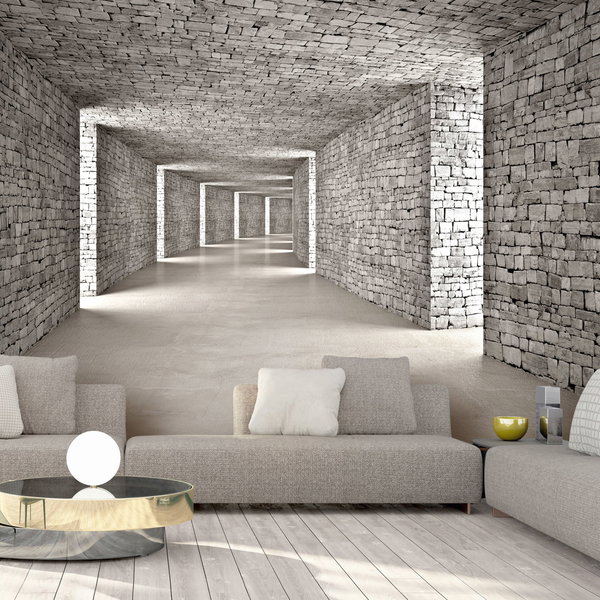 Behang 'Mysterious Tunnel'