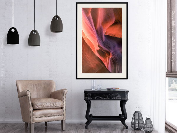 Poster 'Shades of Purple II'