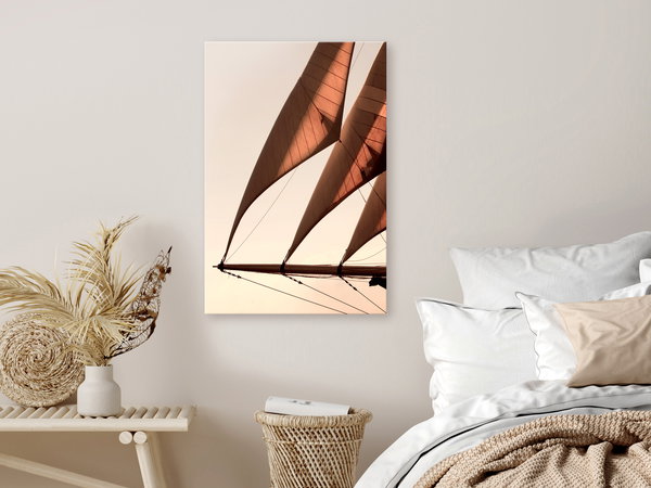 Kunstdruck auf Leinwand 'Sea Wind Vertical'