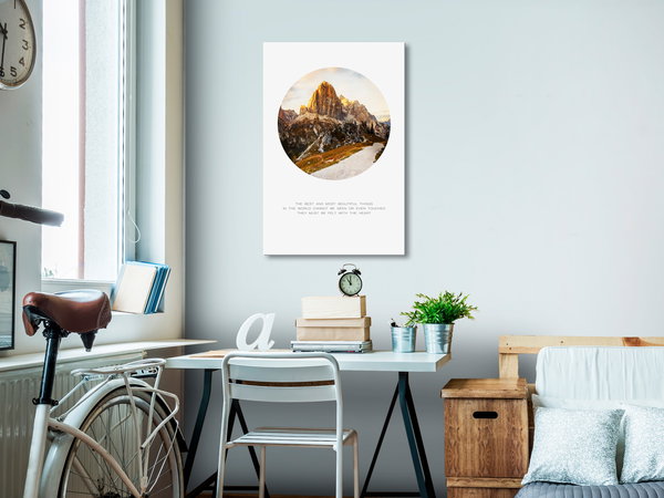 Kunstdruck auf Leinwand 'Magic Place Vertical'
