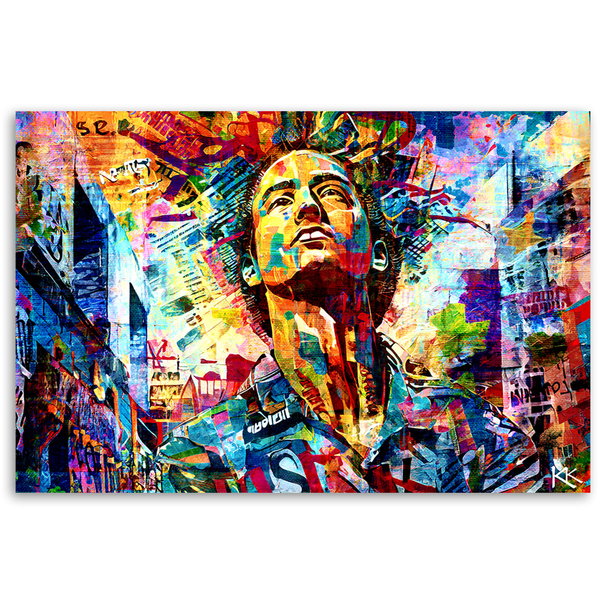 Kunstdruck auf Leinwand 'Urban Awakening in Color 1'