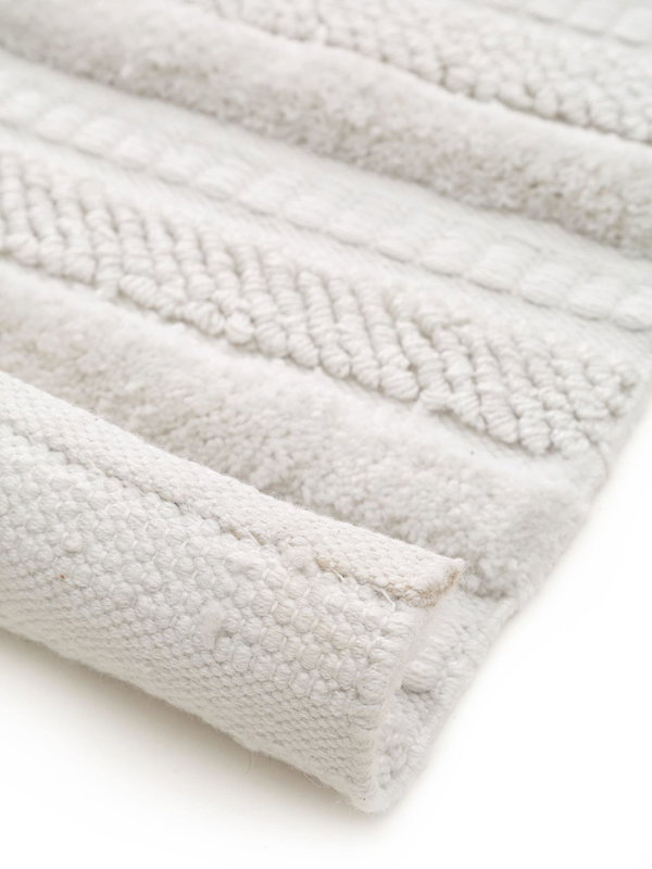 Design Teppich aus recyceltem Material Toni Beige