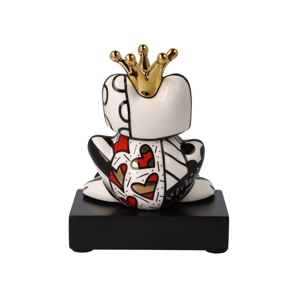 Porzellan Figur 'Golden Prince' von Romero Britto 7,5x14,5x11,5cm