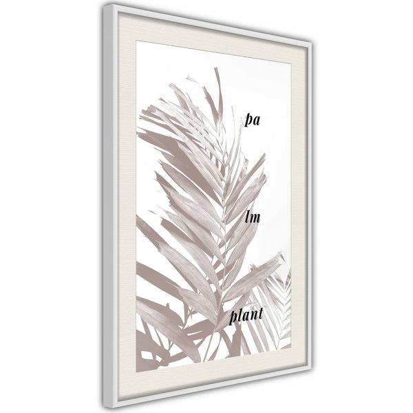 Poster 'Beige Palm'