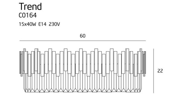 Deckenleuchte 'Trend'