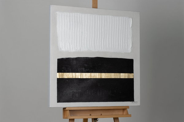 Handgemaltes Gemälde 'Gleam of Hope' 80x80cm | inkl. Echtheitszertifikat