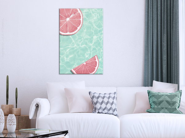 Kunstdruck auf Leinwand 'Refreshing Deep Vertical'