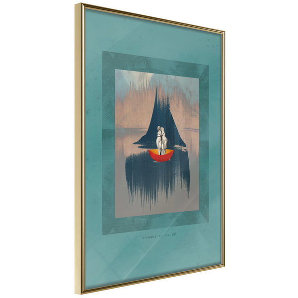 Poster 'Couple On Boat'