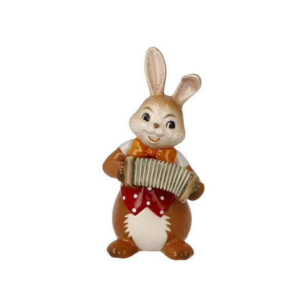 Porzellan Figur 'Frecher Musikant' von Goebel 4x8x4cm