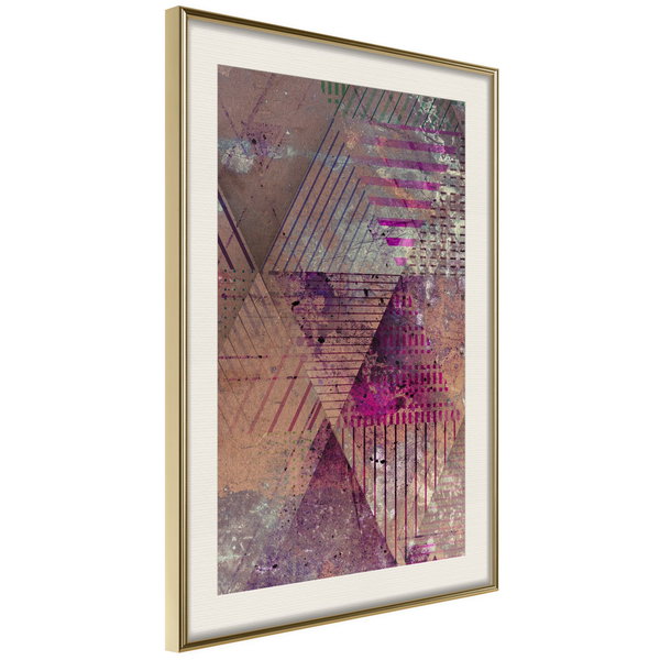 Poster 'Pink Patchwork II'