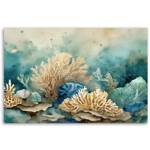 Kunstdruck auf Leinwand 'Ocean Echoes 4'