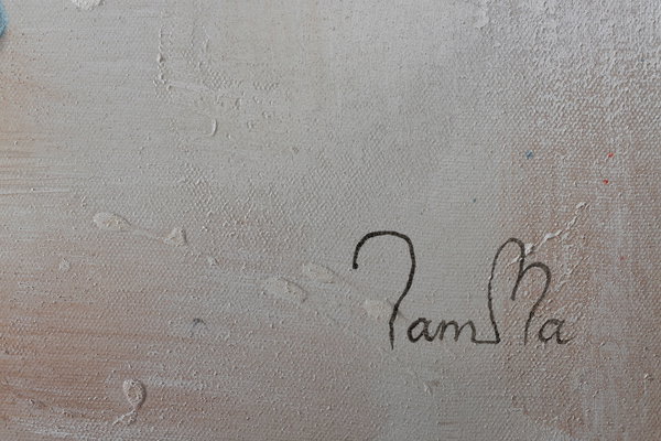 Vom Künstler signiert