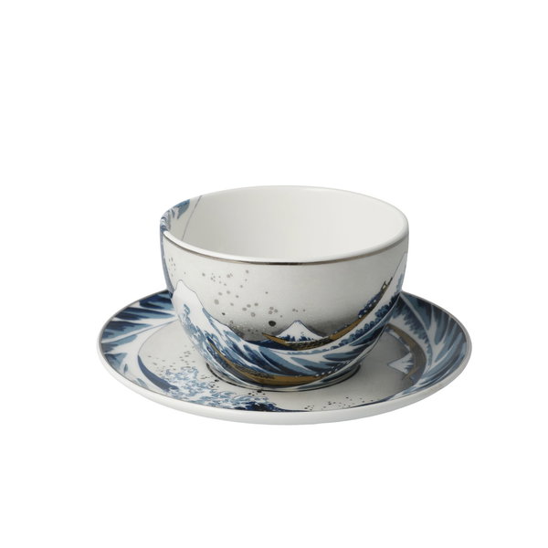 Goebel Tasse mit Untertasse 'Die Welle'