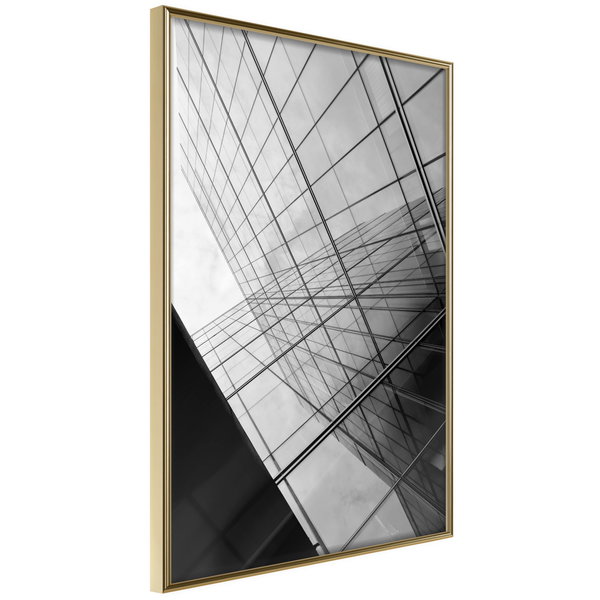 Poster 'Steel and Glass (Grey)'