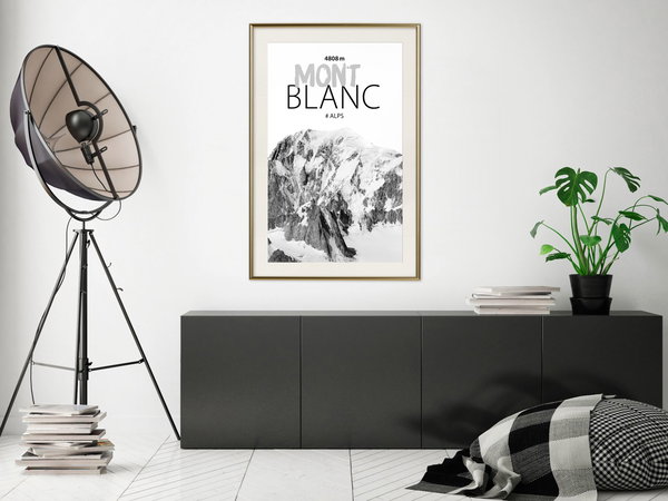 Poster 'Mont Blanc'