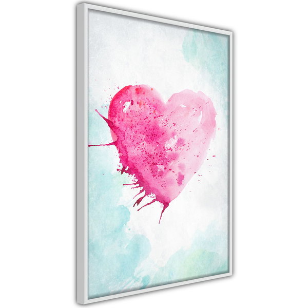 Poster 'Watercolour Heart'