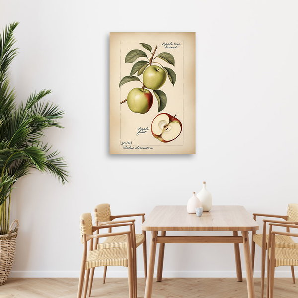 Kunstdruck auf Leinwand 'Apple Fruit'