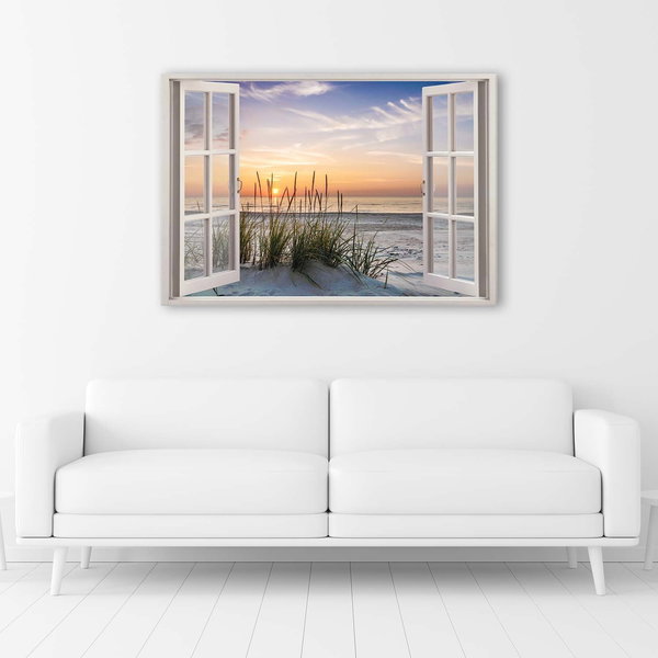 Kunstdruck auf Leinwand 'Pane Glow'
