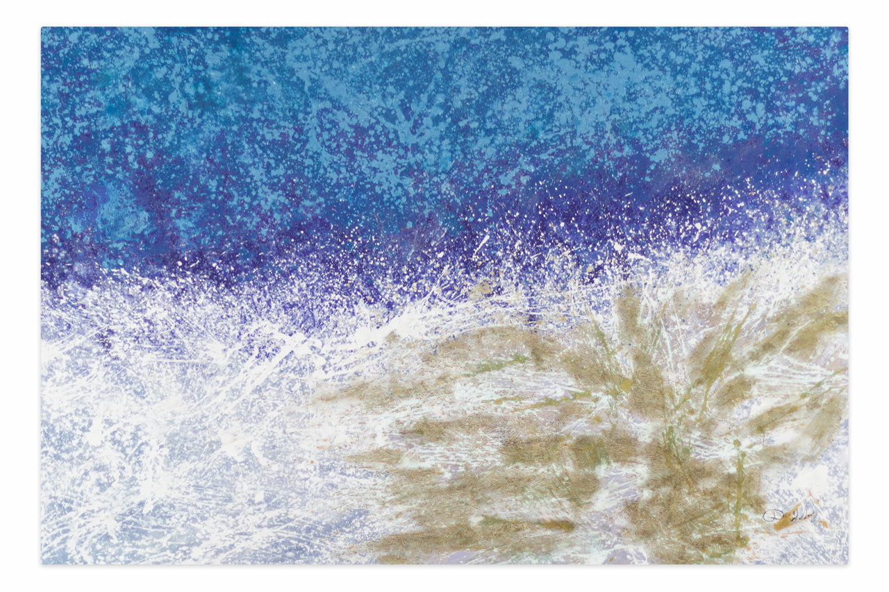 Schilderij 'Hidden Kingdom' | Handgeschilderd unicum 180x120cm in de ruimte.