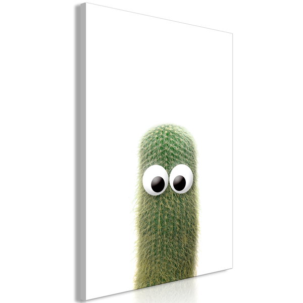 Impression sur toile 'Prickly Friend Vertical'