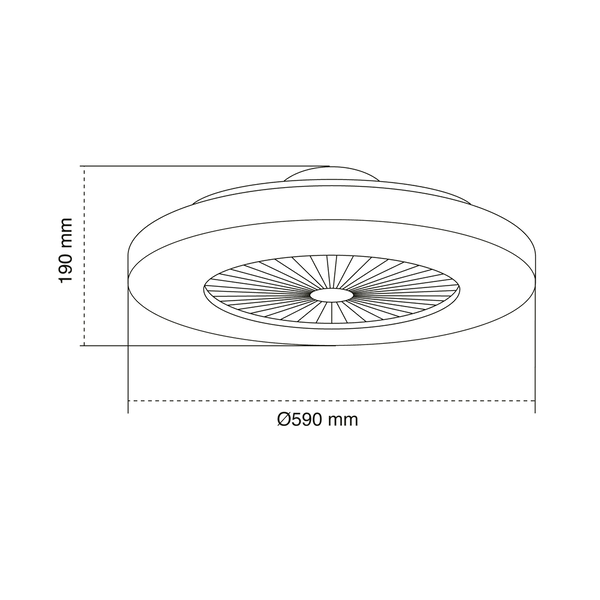 Deckenventilator 'Kitale 3CCT'