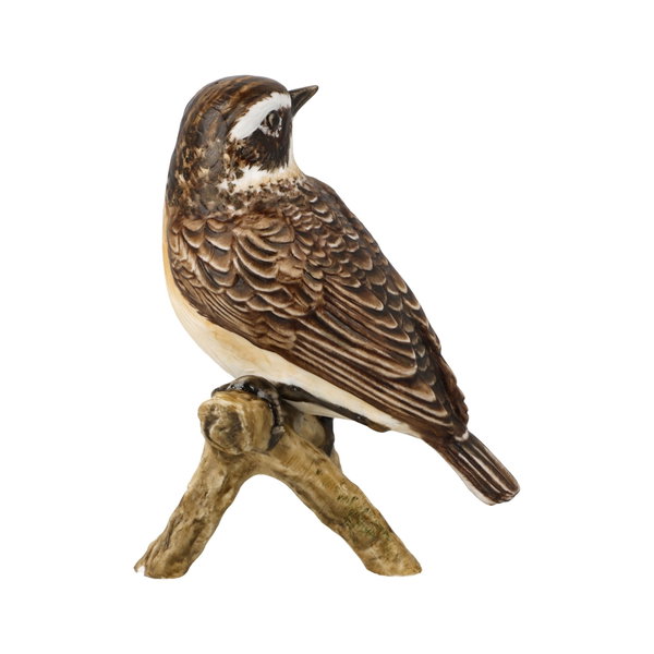 Porzellan Figur 'Braunkehlchen' von Goebel 7x9x7cm